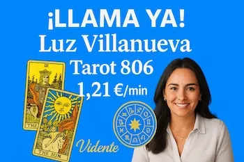 Tarot 806 de Luz Villanueva por 1,21 euros el minuto